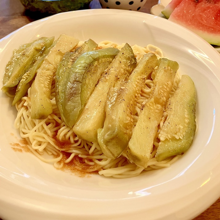 レンチン蒸しナス